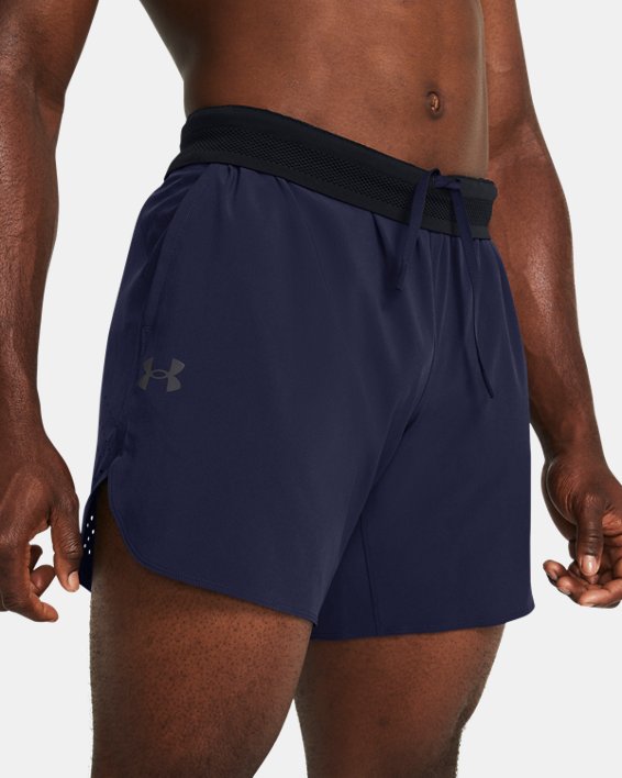 Men's UA Vanish Elite Shorts in Blue image number 4